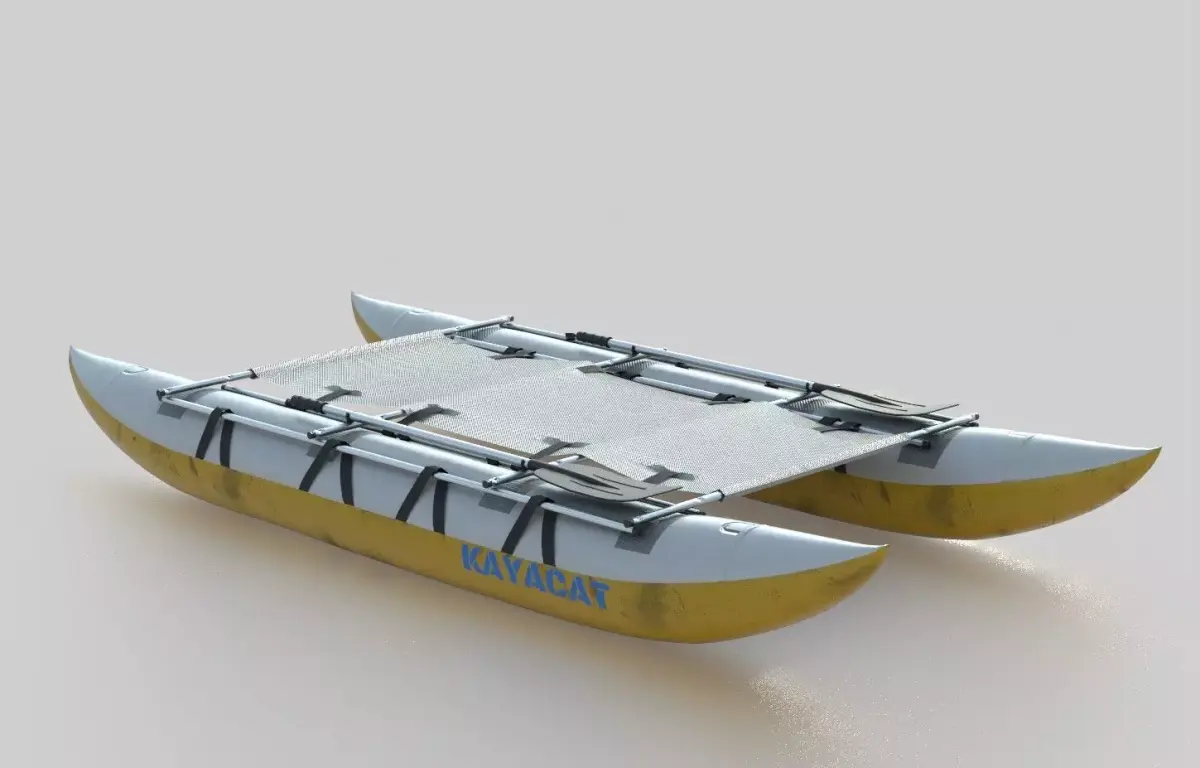 CATAMARAN inflatable raft 3D model