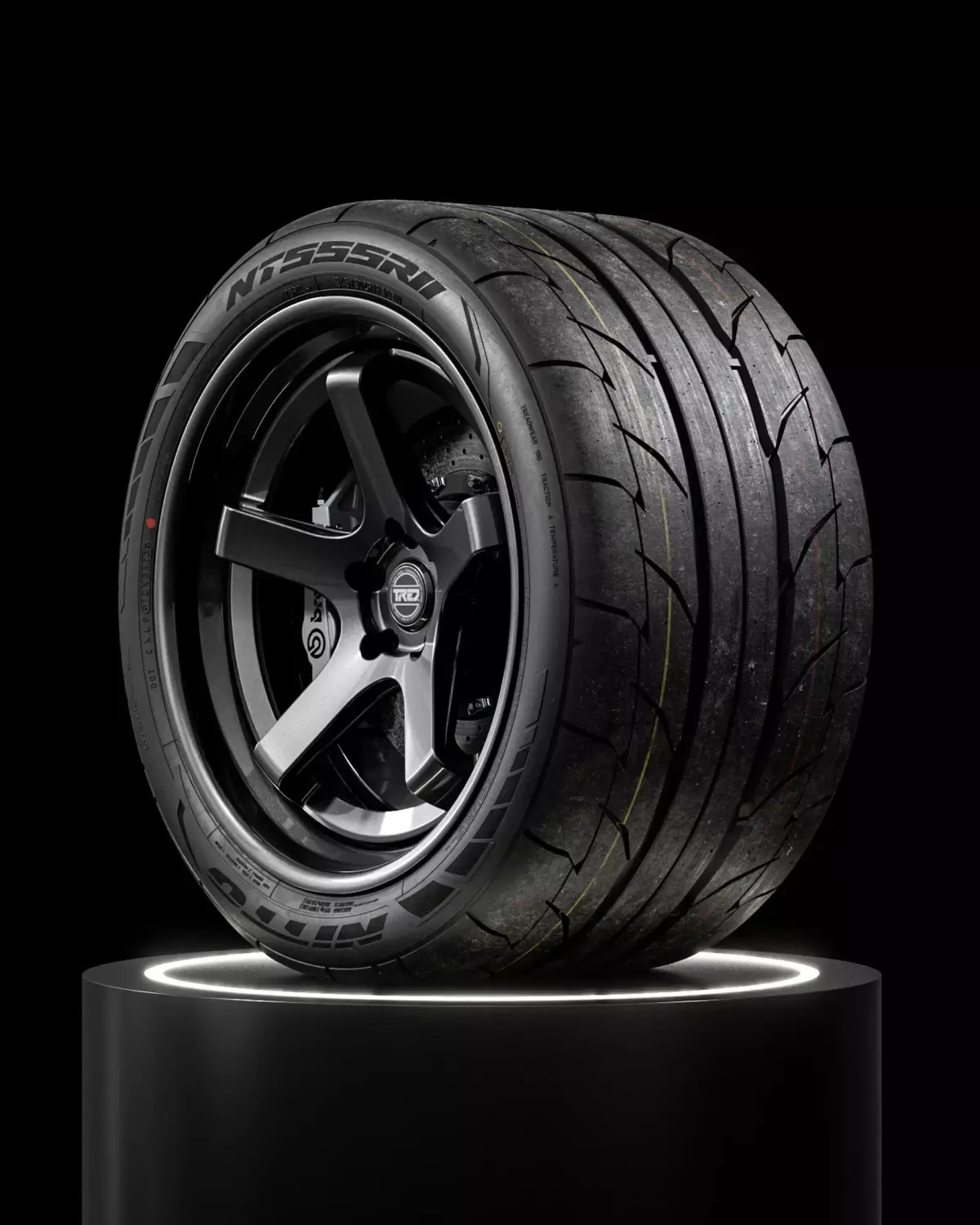 Nitto NT555 R2 345 30 R19 105W 3D model
