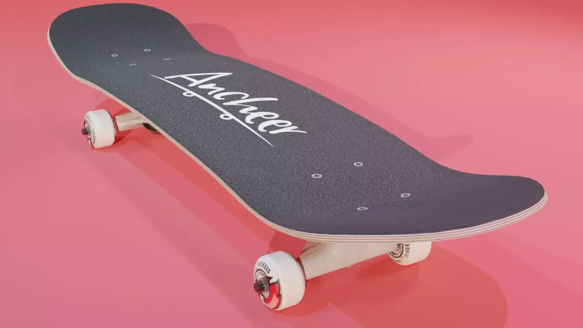 skate skateboard 3D model