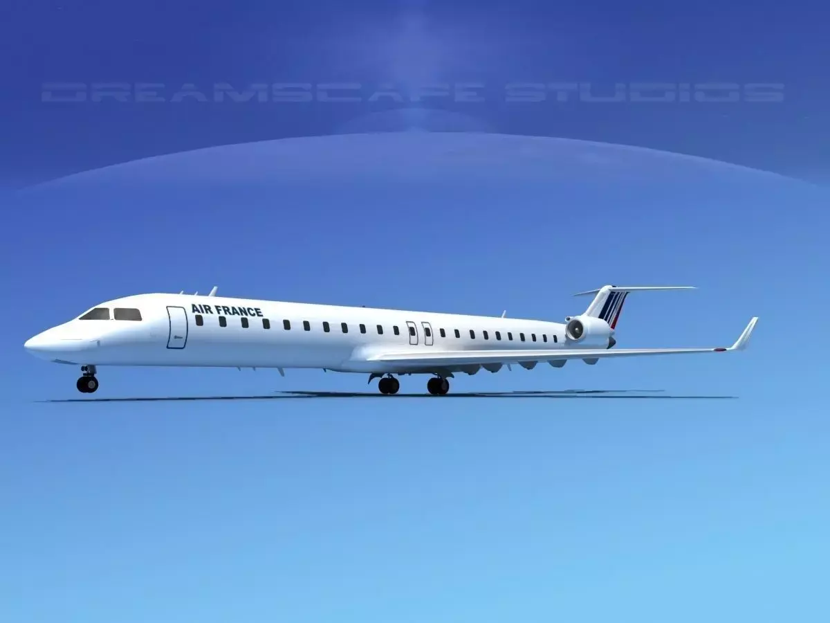 Bombardier CRJ900 Air France 3D model