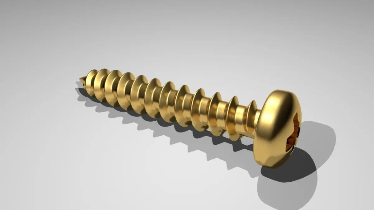 Phillips Head Screw 3D model