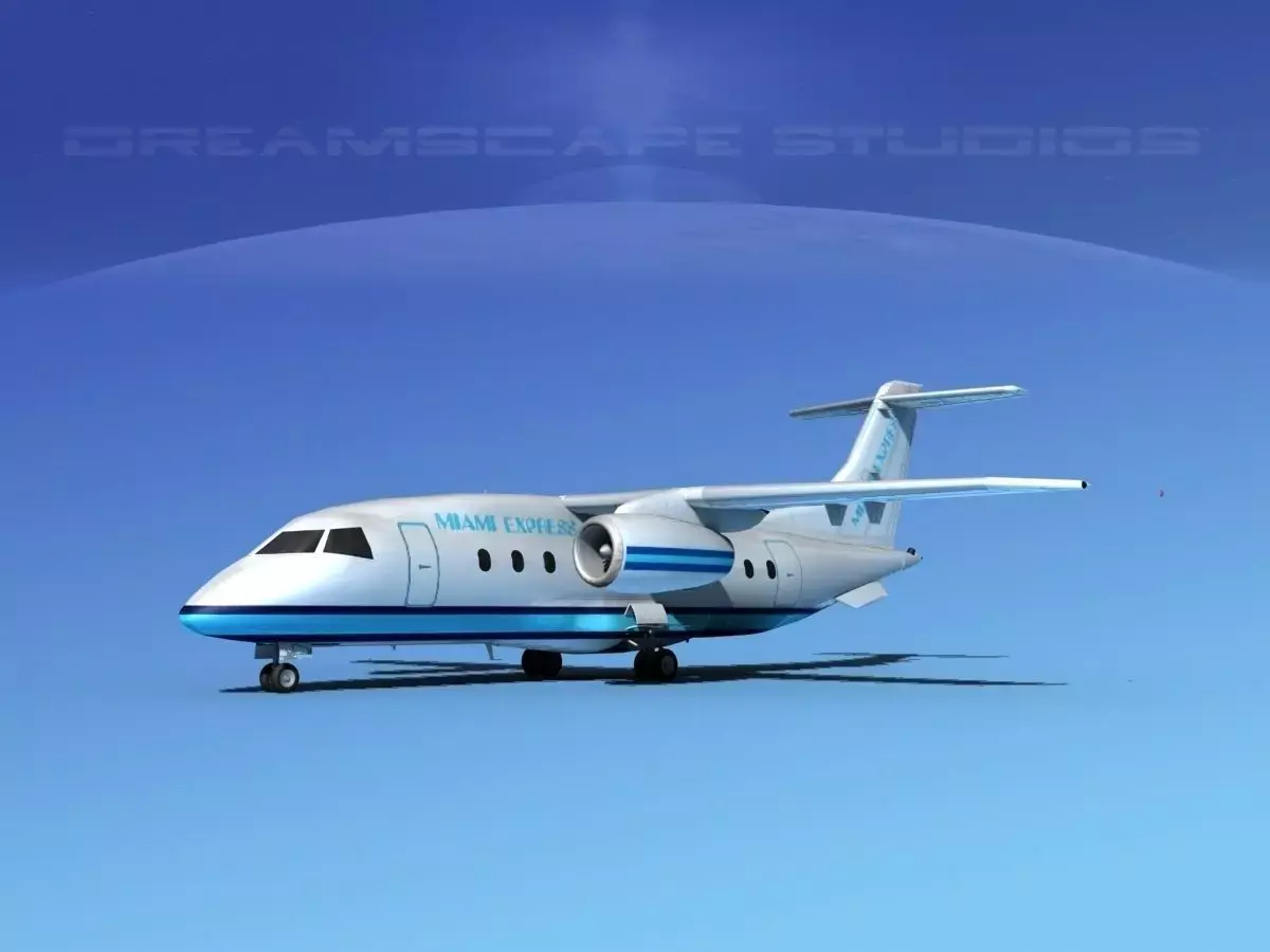Dornier 328Jet Miami Express 3D model