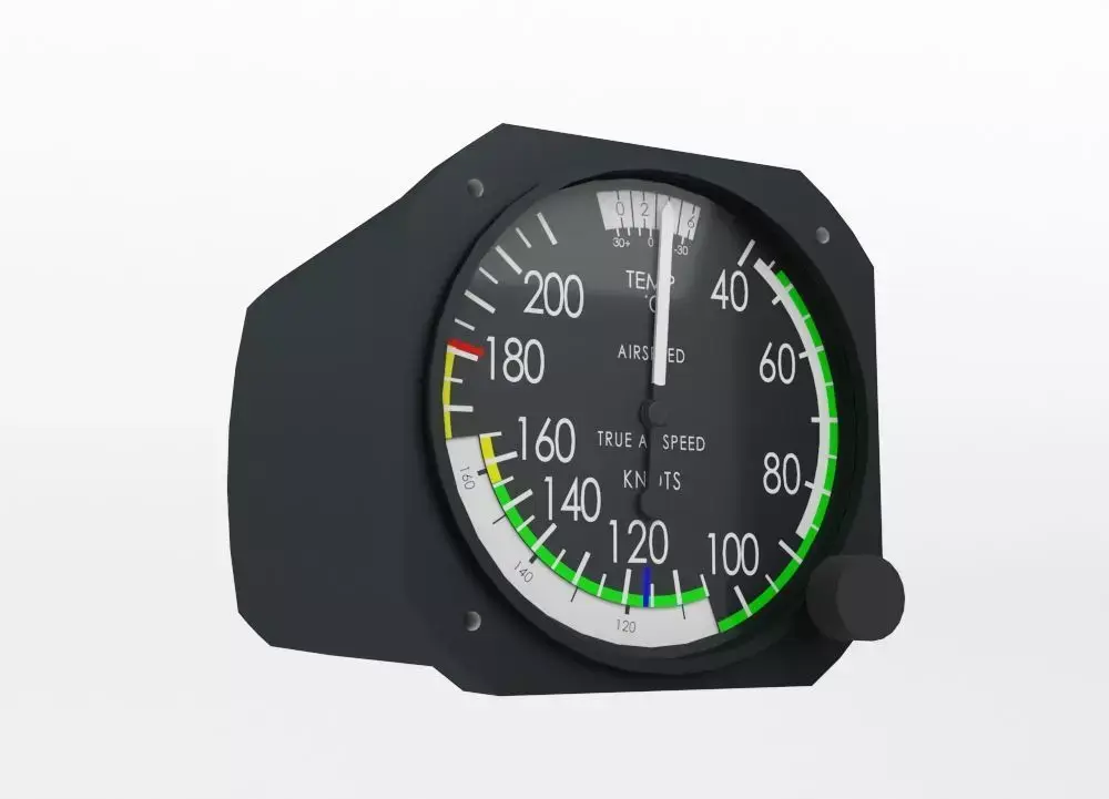 Airspeed Indicator 3D model