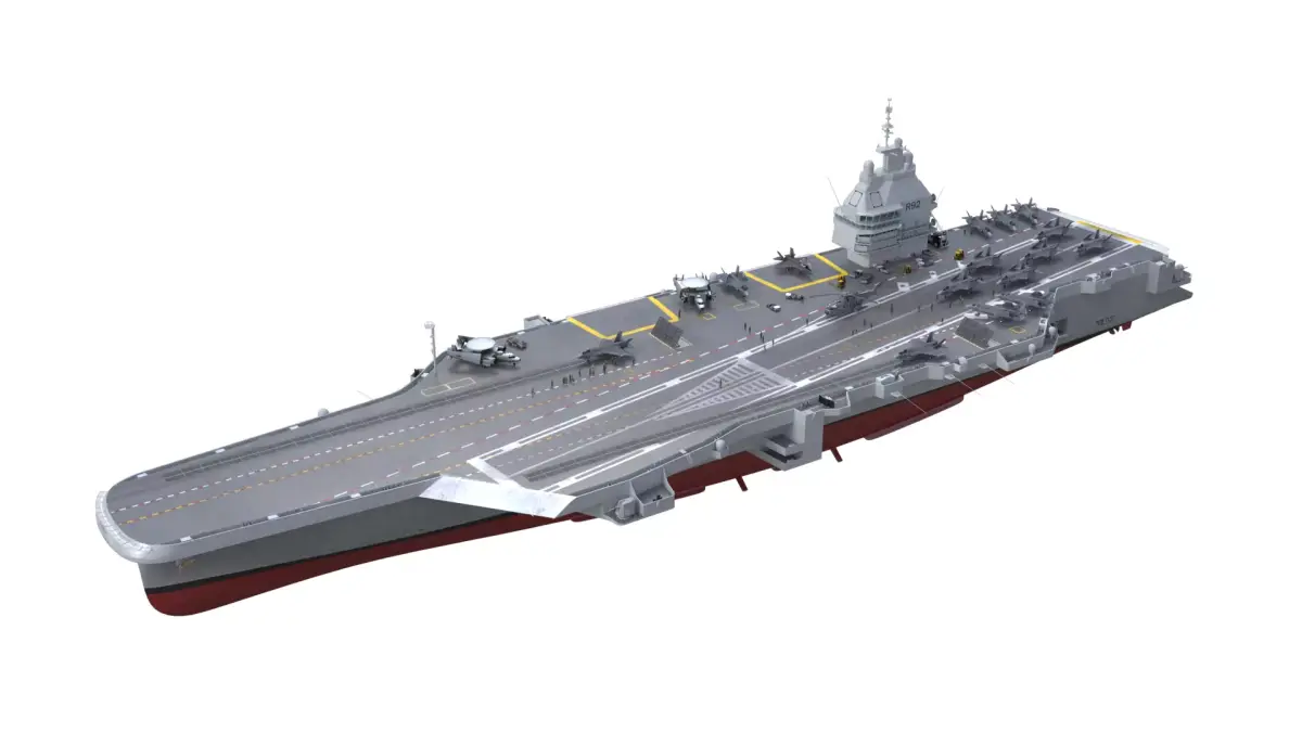 French PANG aircraft carrier PANG porte-avions 3D model