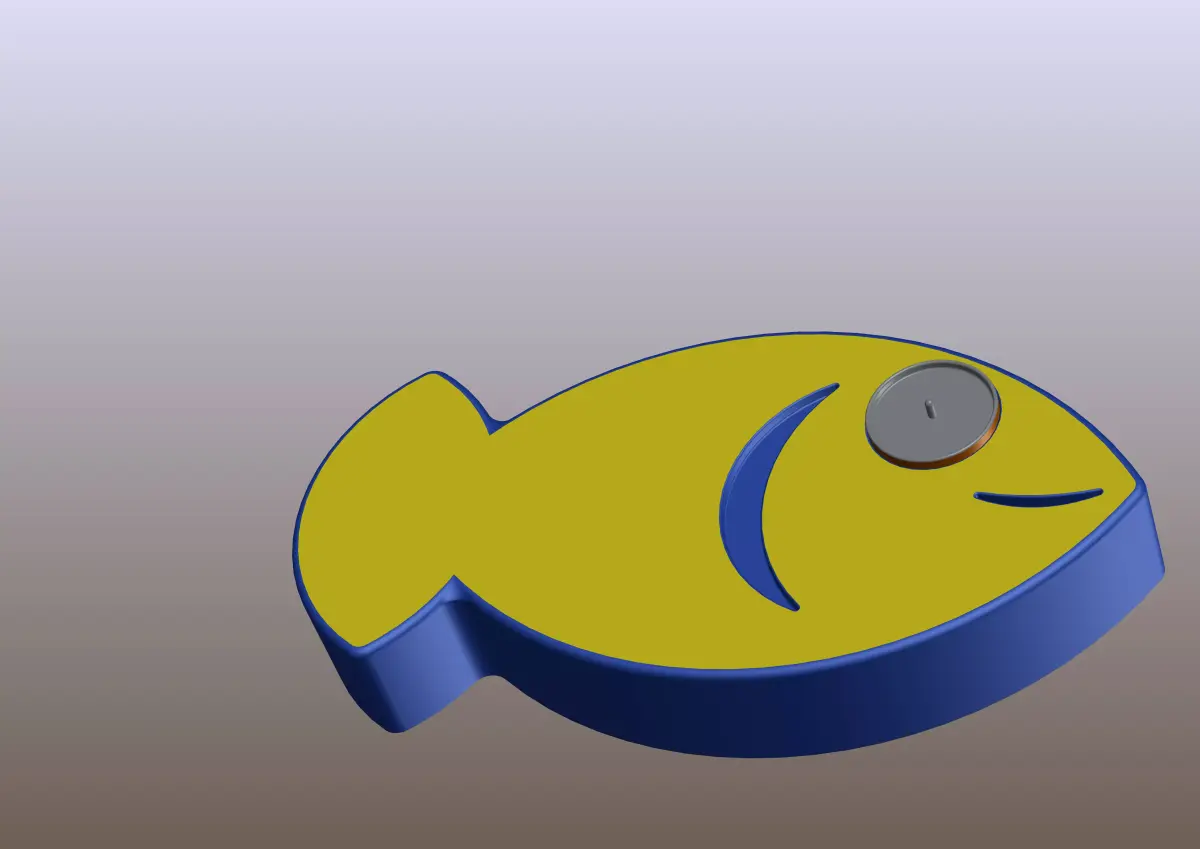 Fish Candle Holder Free 3D model