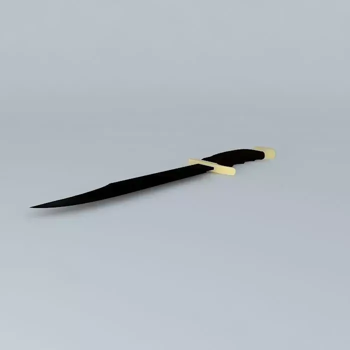 Bowie Hunting Knife Free 3D model