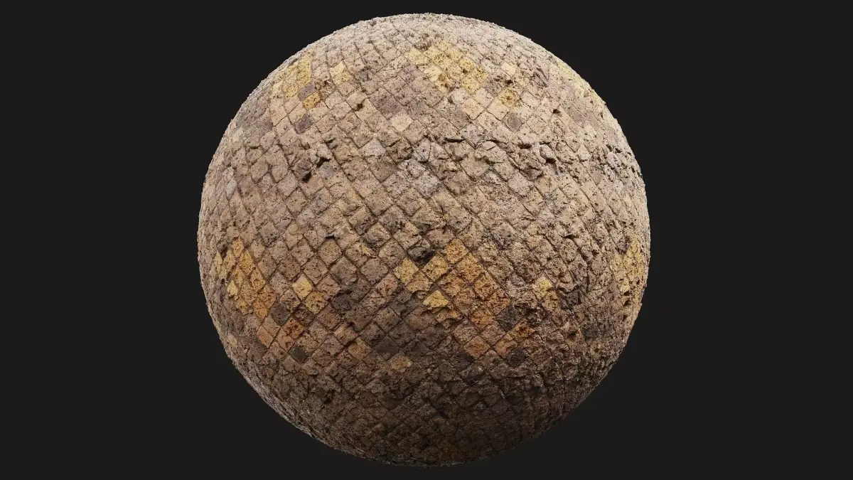 Medieval Stone Diamond Wall Texture