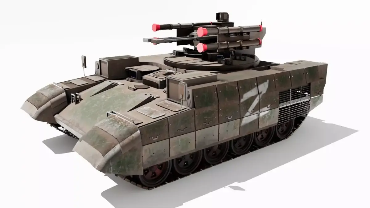 BMP-T Russian 3D model
