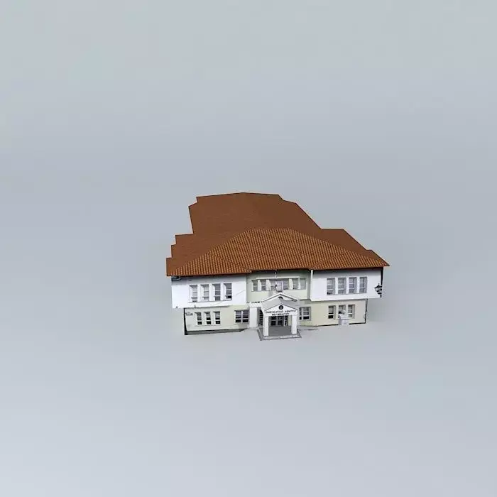 Cultural center 3D model
