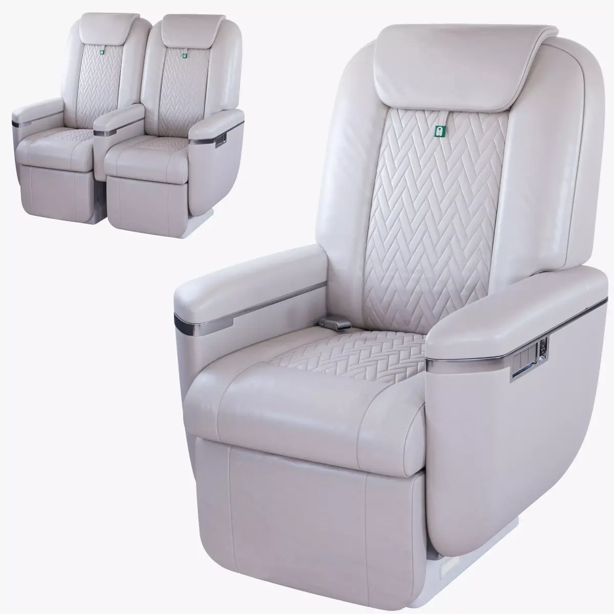 Airplane Business Seat 2  3D model