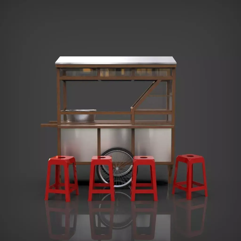 Asian Food Charts 3D model