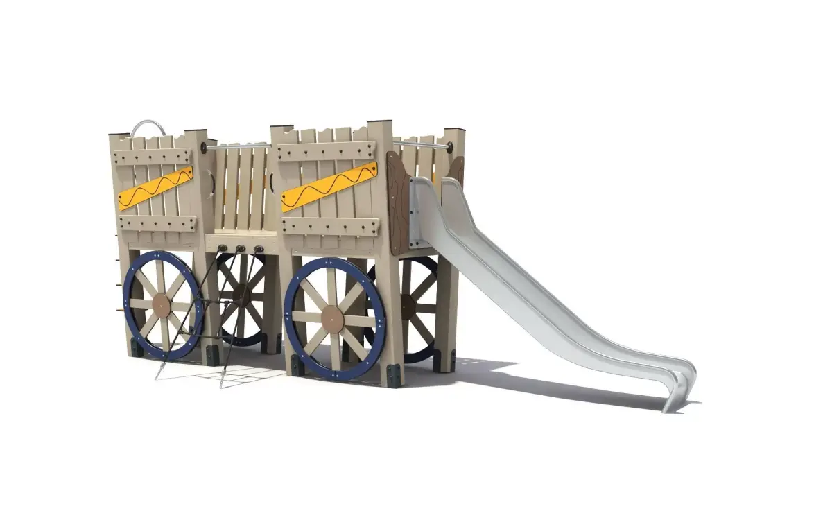 Kids outdoor commercial play structure 3D model 3D model 2