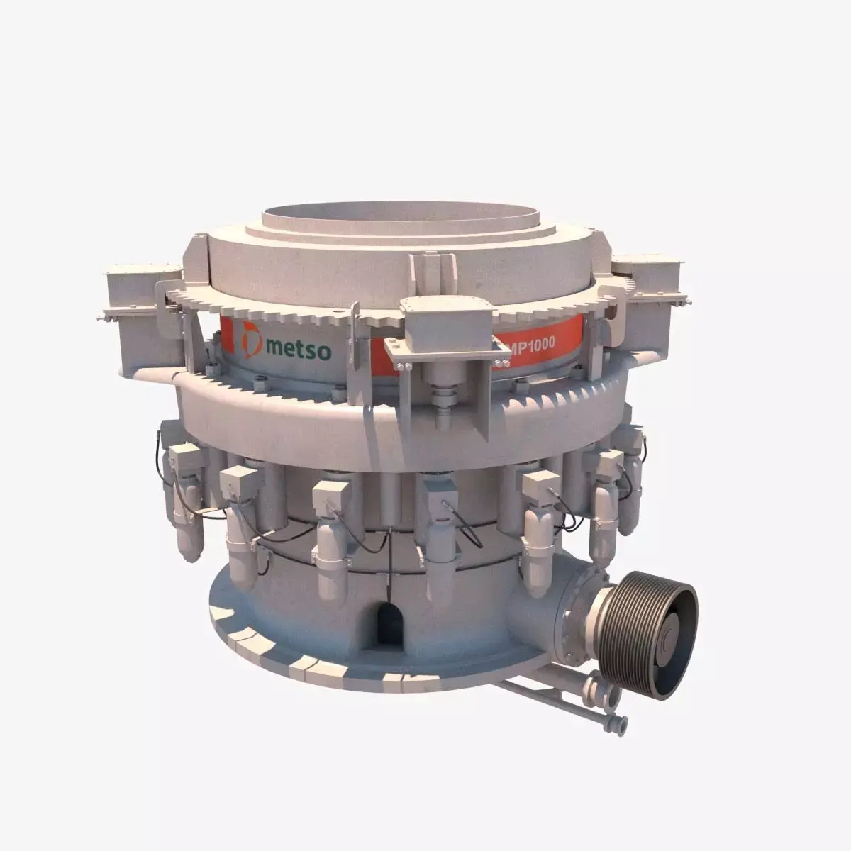 coner crusher mp1000 Low-poly 3D model
