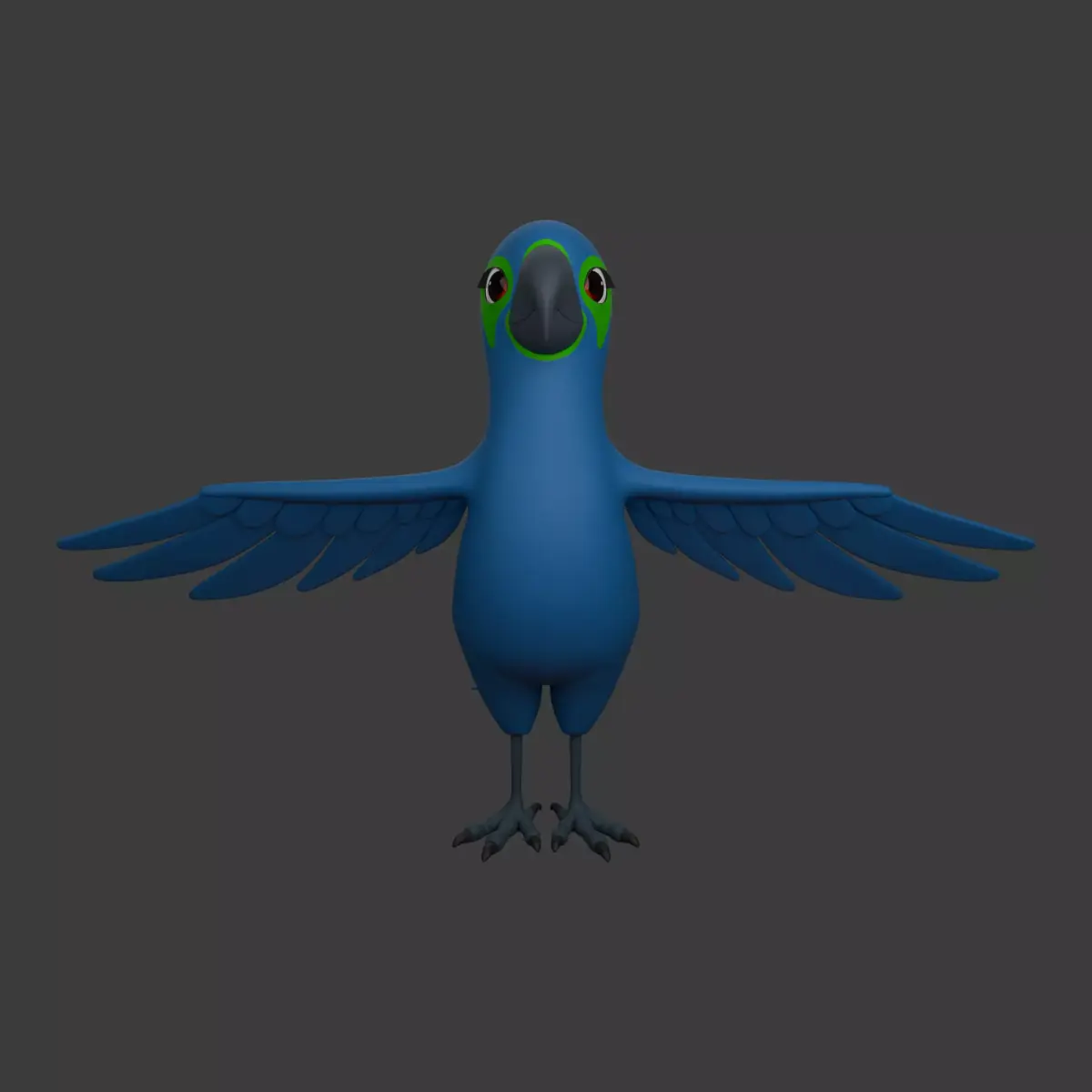 Parrot Cartoon 3D model