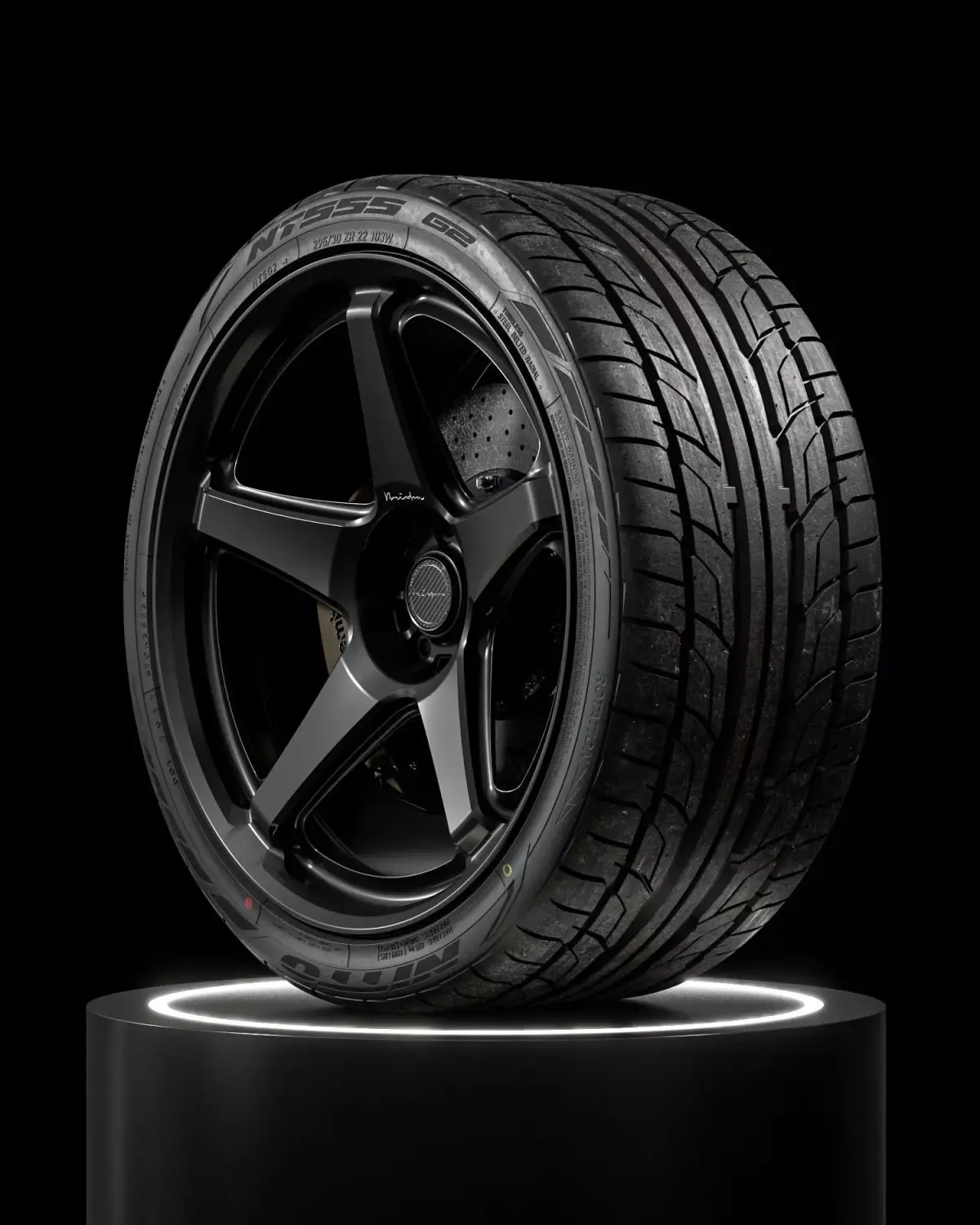 Nitto NT555 G2 295 30 ZR22 103W XL 3D model