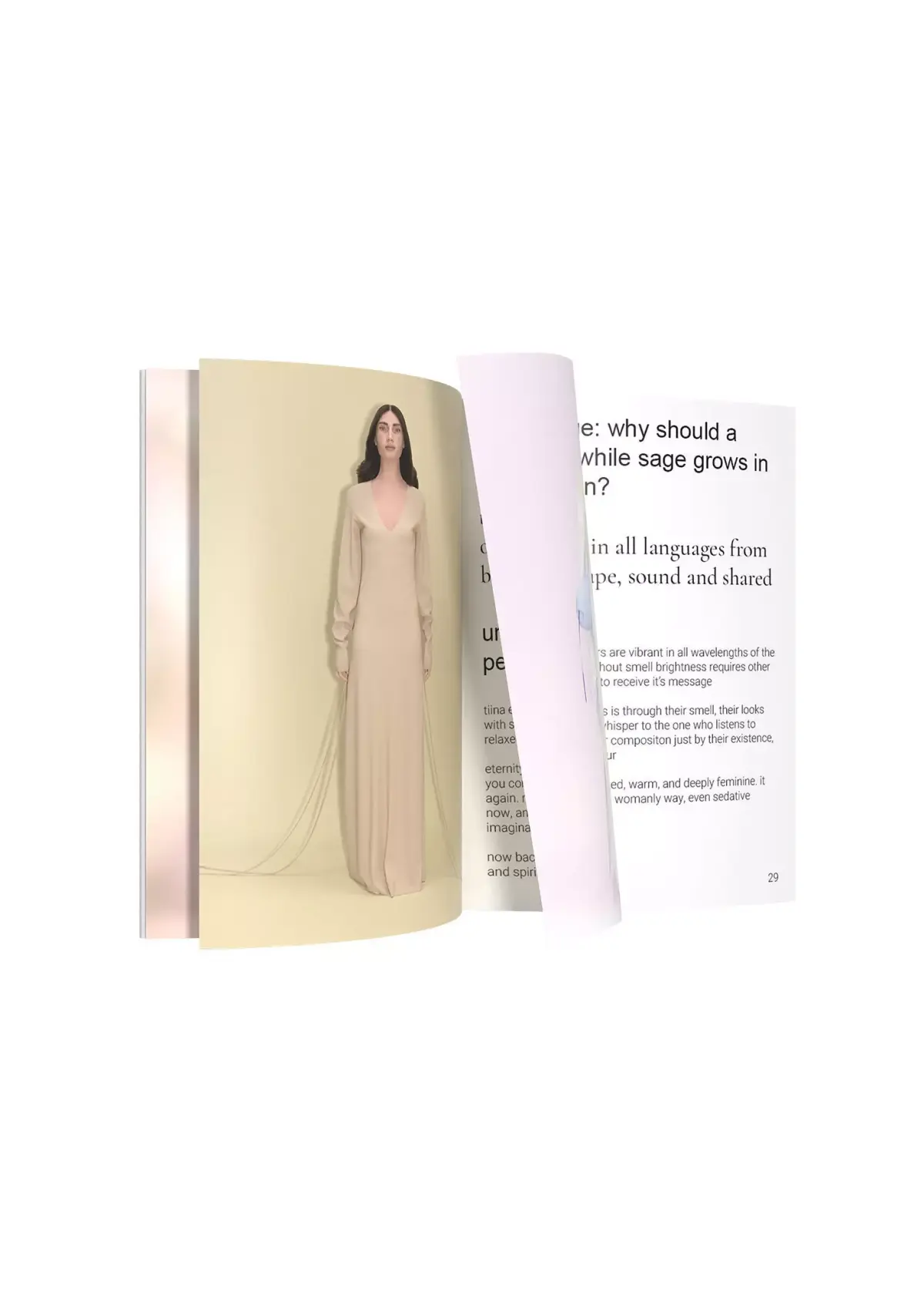 A4 magazine tabloid pages flipping Low-poly 3D model