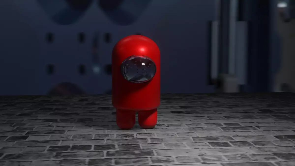 Among Us Red Imposter 3D model