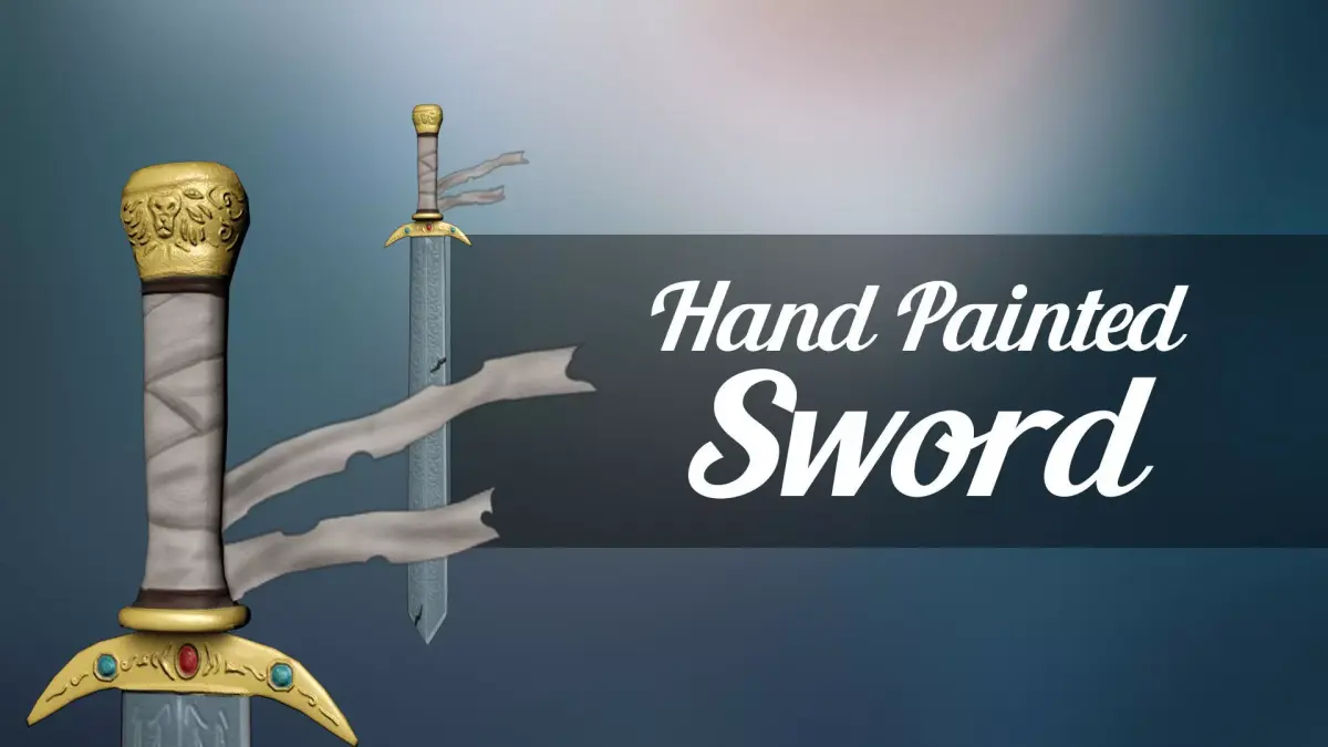 Sword  Light Model Low-poly 3D model