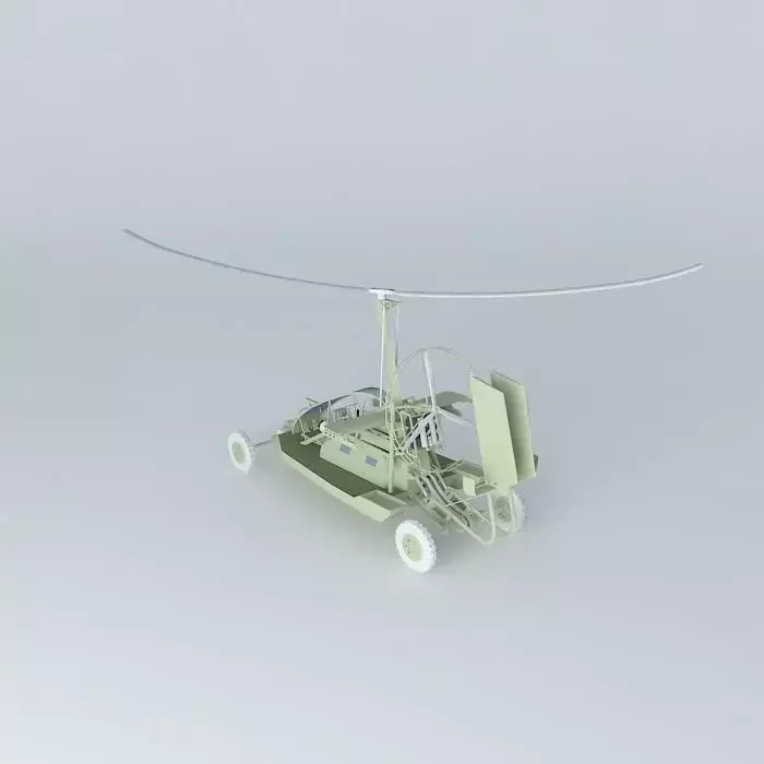 ARGO AIRCRAFTS A 76 Gyroraider flying 3D model