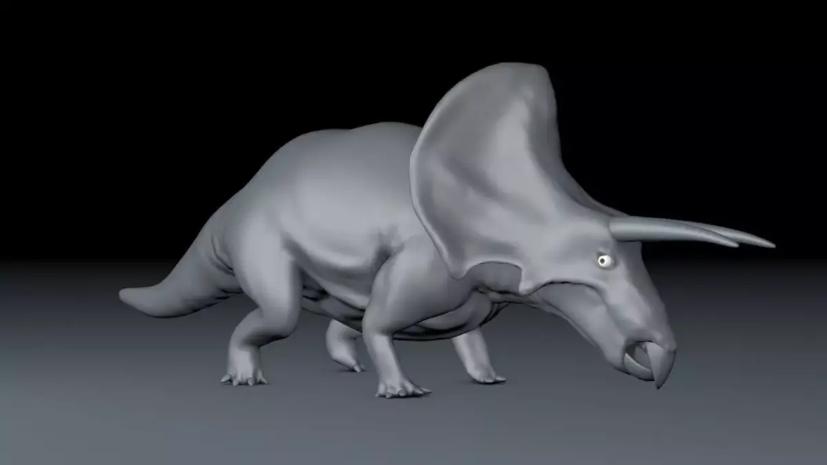 Triceratops dinosaur 3D model buy