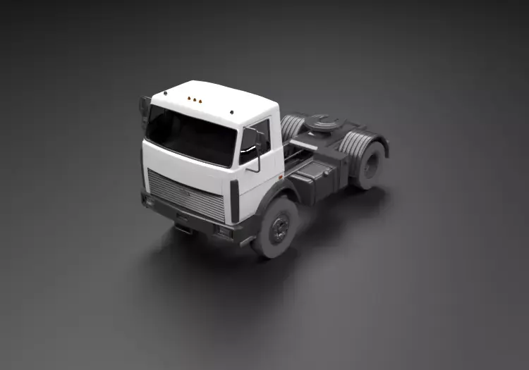 MAZ 5433 tractor 3D model