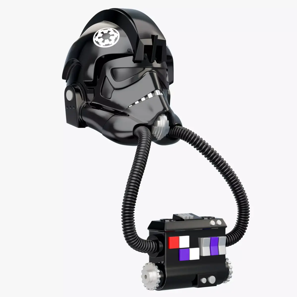 Star Wars Imperial TIE Pilot Helmet 3D model
