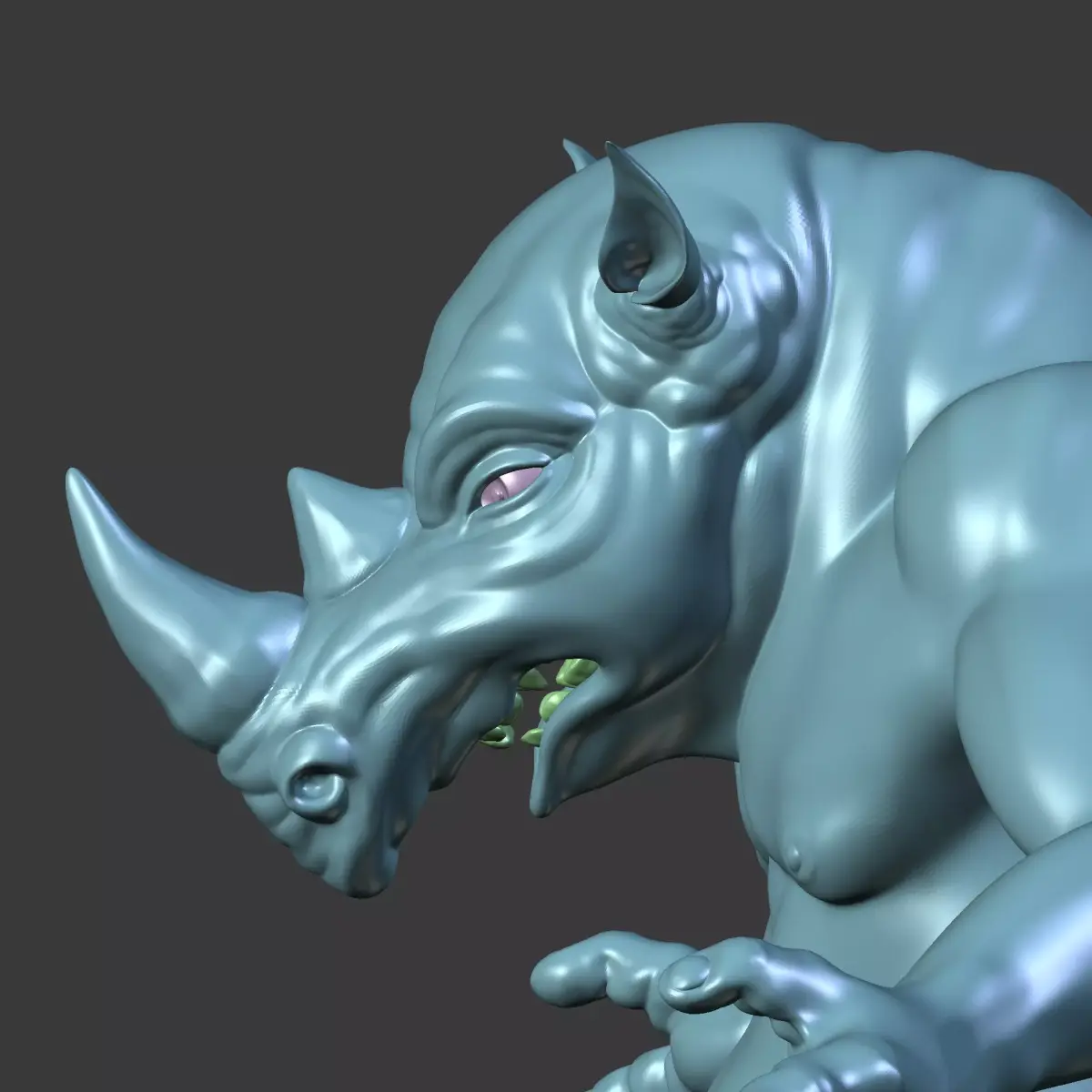 Rhino Mutant Warrior 3D model
