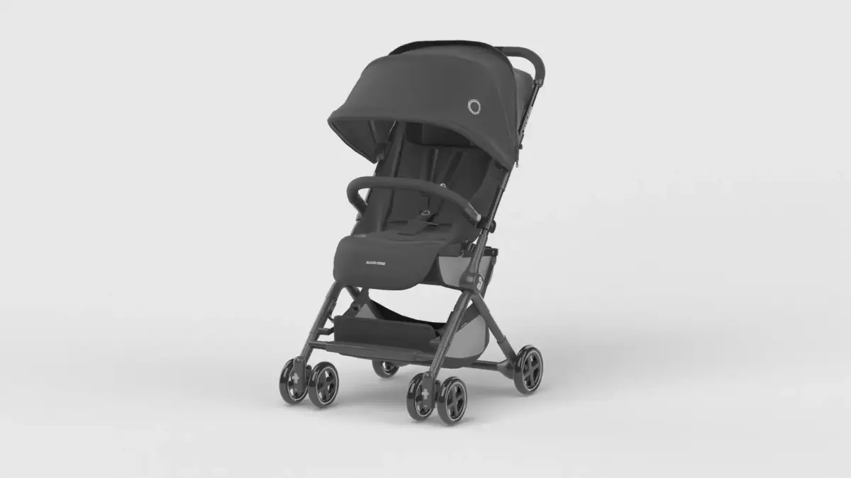 Baby stroller 3D model 3D model 8