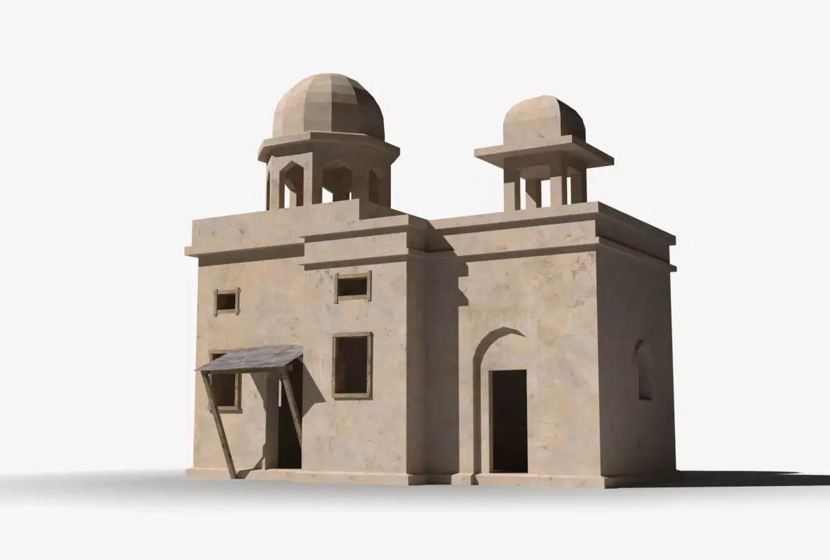 Arab x19 Low-poly 3D model
