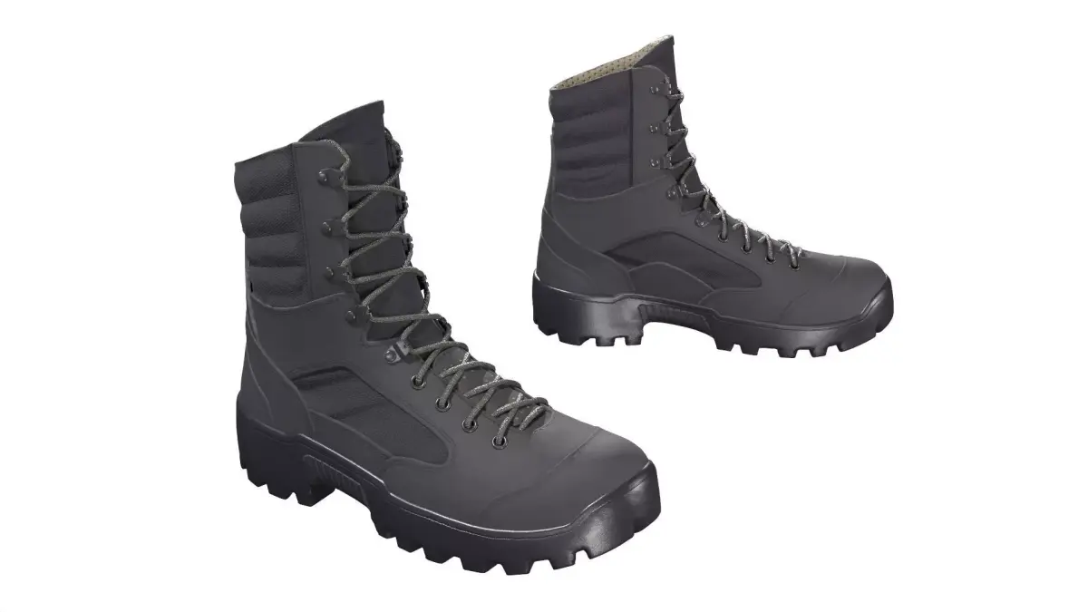 Special Forces Assault Boots 3D model
