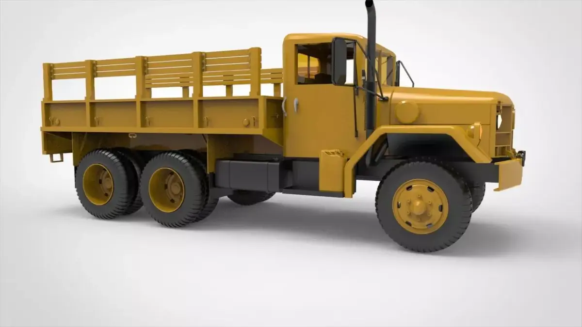 M35 half ton Cargo Truck 3D model
