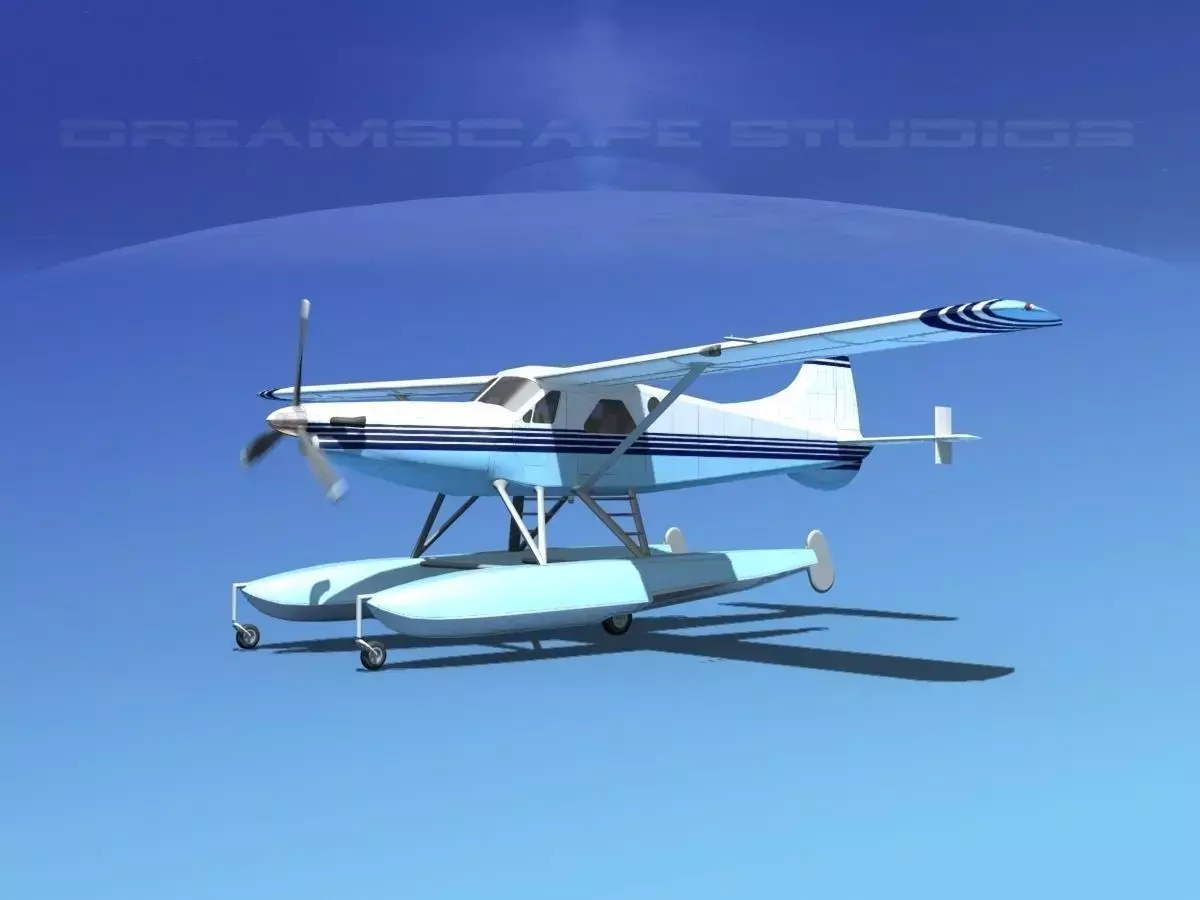 DeHavilland DHC-2 Turbo Beaver V20 3D model
