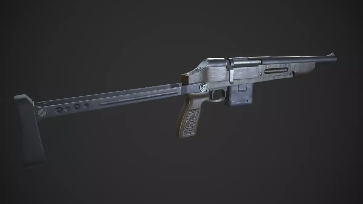 TOZ-106 Shotgun Low-poly 3D model