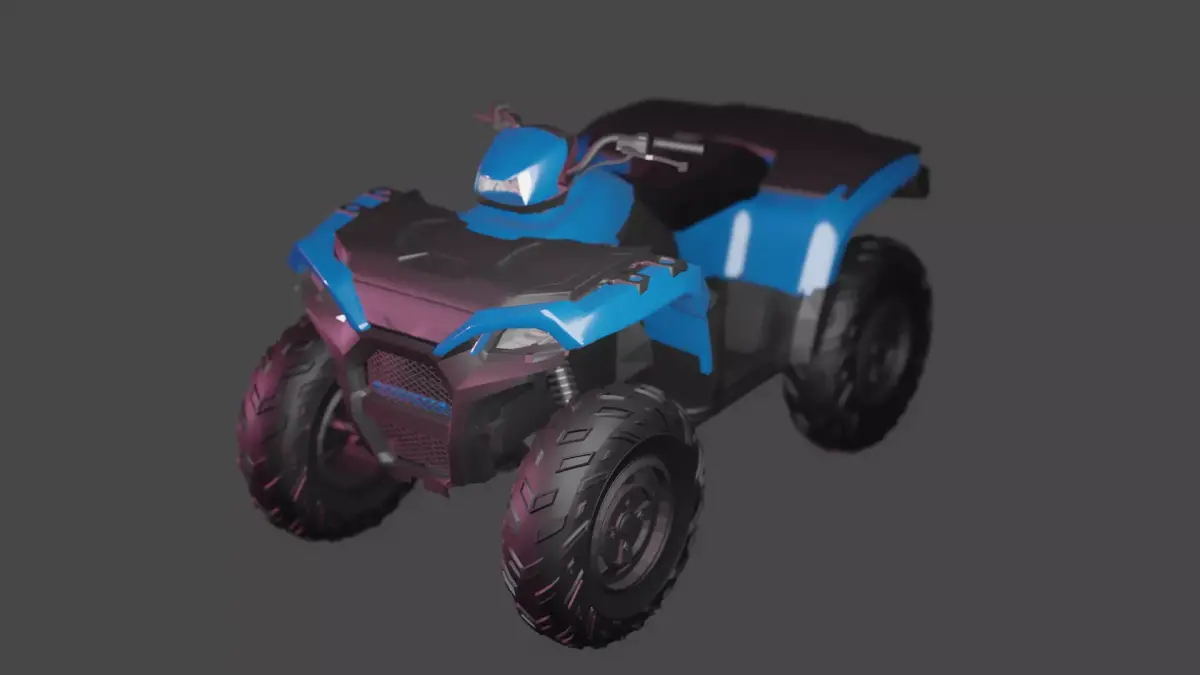 Polaris Sportsman 850 Low-poly 3D model