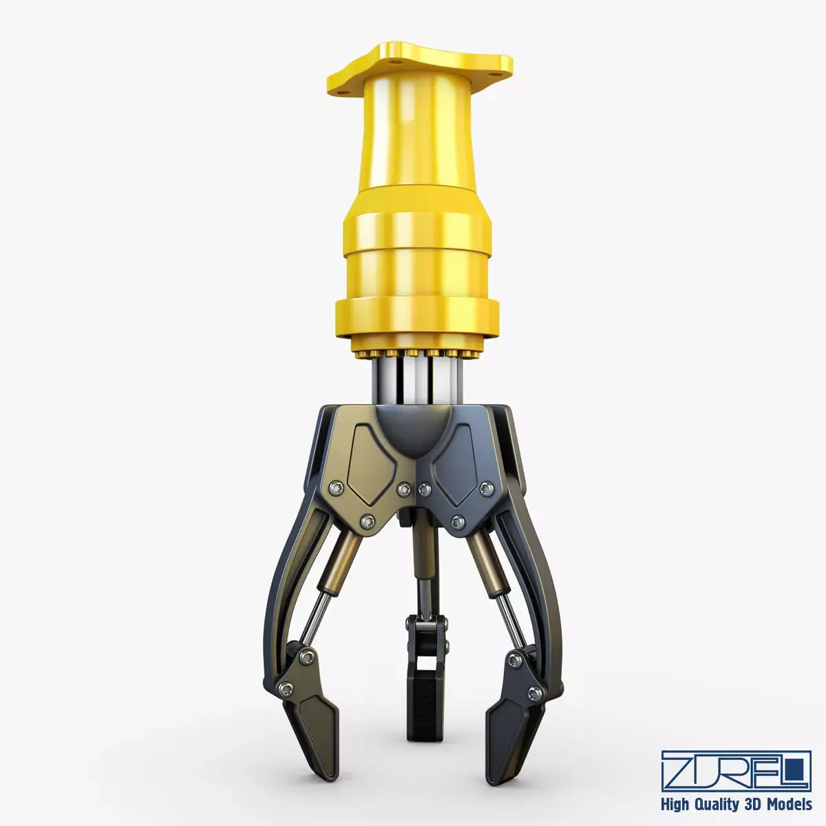 Hydraulic grab v 2 3D model