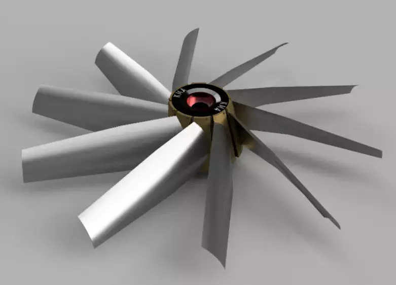 mechanical fan 2 3D model