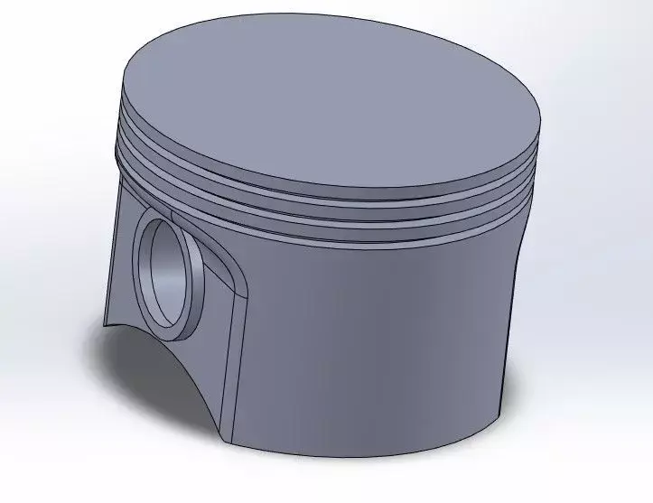 Piston 3D model from CGTrader