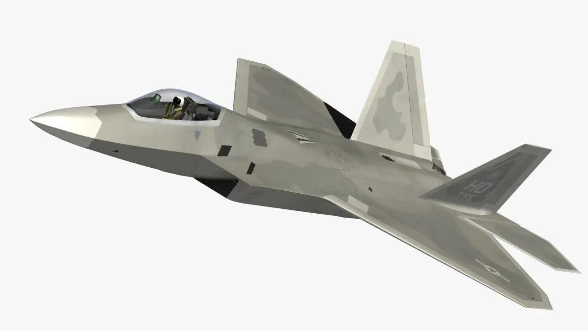 F22 Raptor 3D model purchase