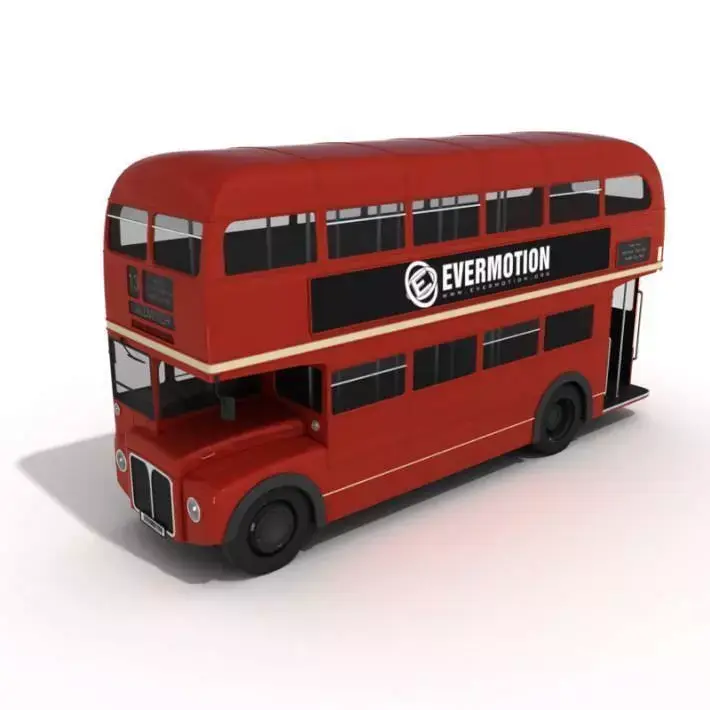 Double Decker Bus 3D model buy