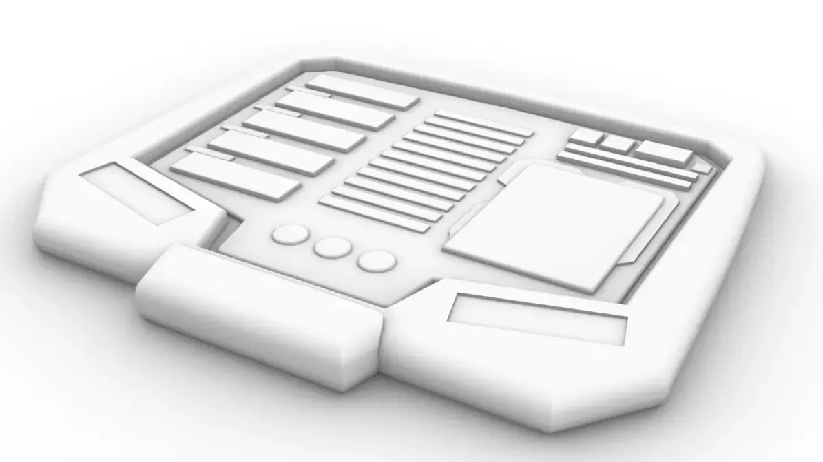 Star Wars Galactic Senate Repulsorpod Console Display Free 3D print model