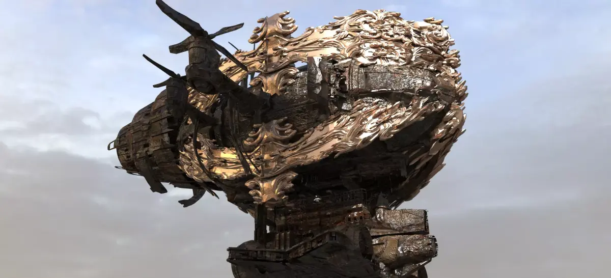 Sargon Kings airship 2 3D model