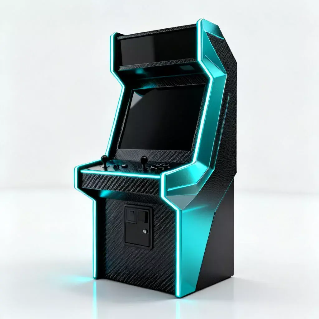 Realistic Sci-Fi Arcade Machine 3D Model Low-poly 3D model