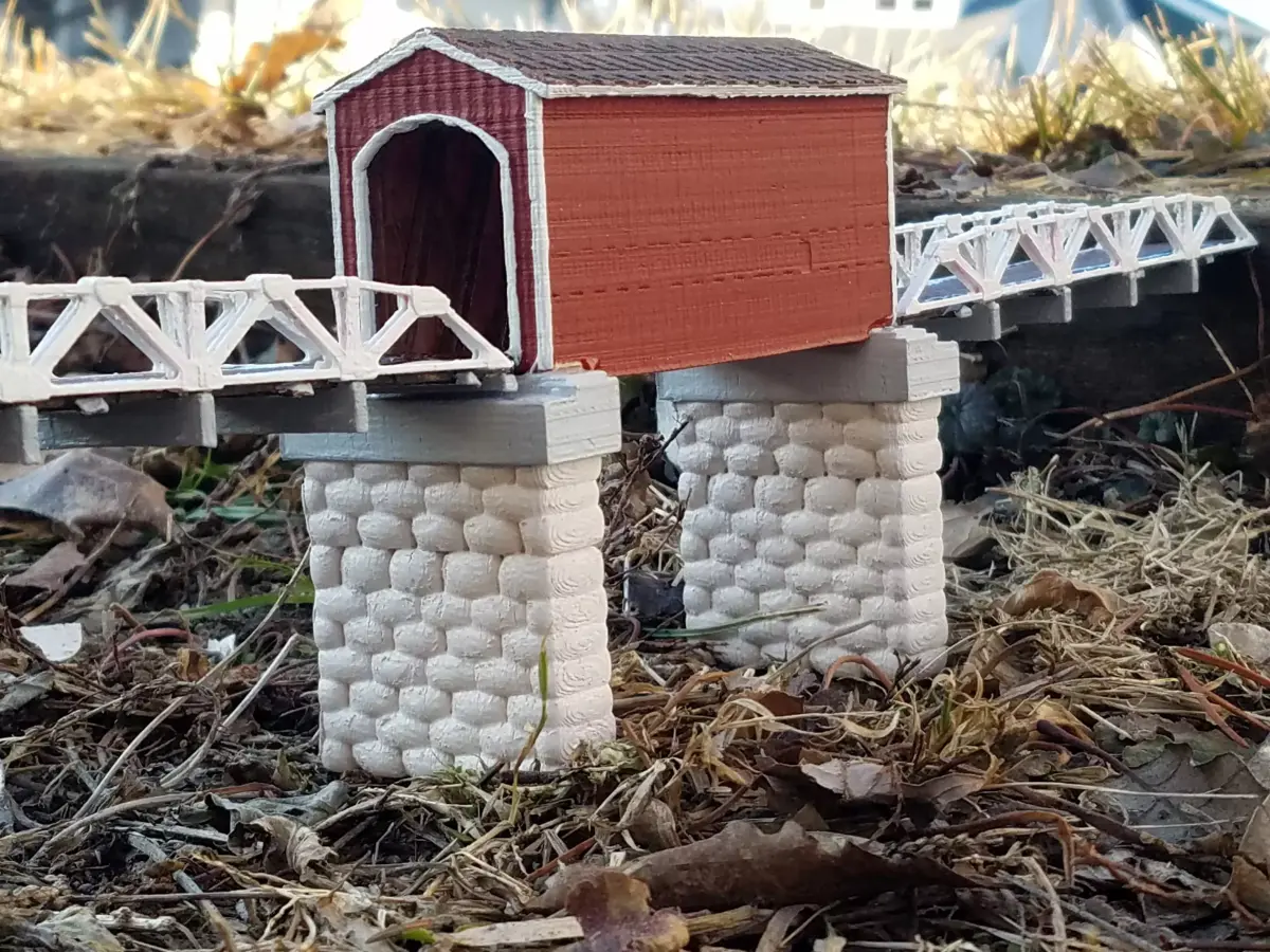 Wolf Covered Bridge 3D print model purchase