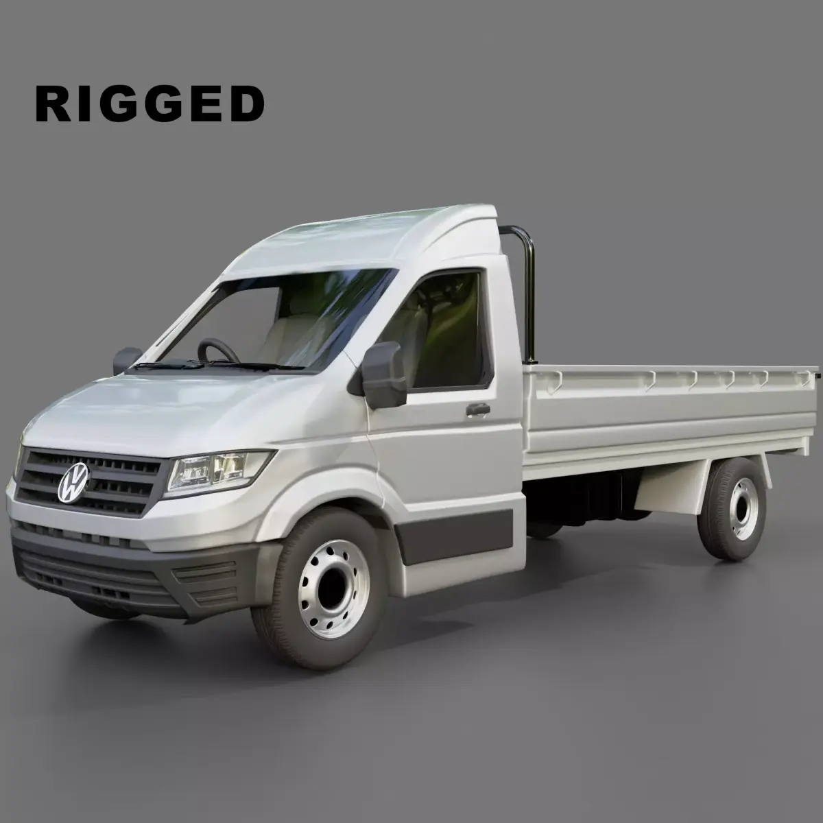 Volkswagen Crafter Pickup Truck Free 3D model