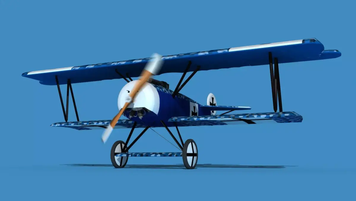 Fokker D-VI V04 3D model