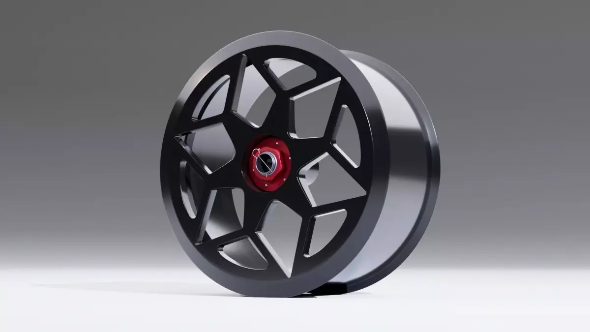 SL061 wheel Low-poly 3D model
