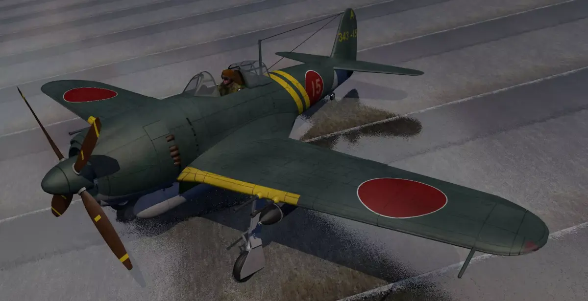 Kawanishi N1K2-J Shiden Kai - George 3D model
