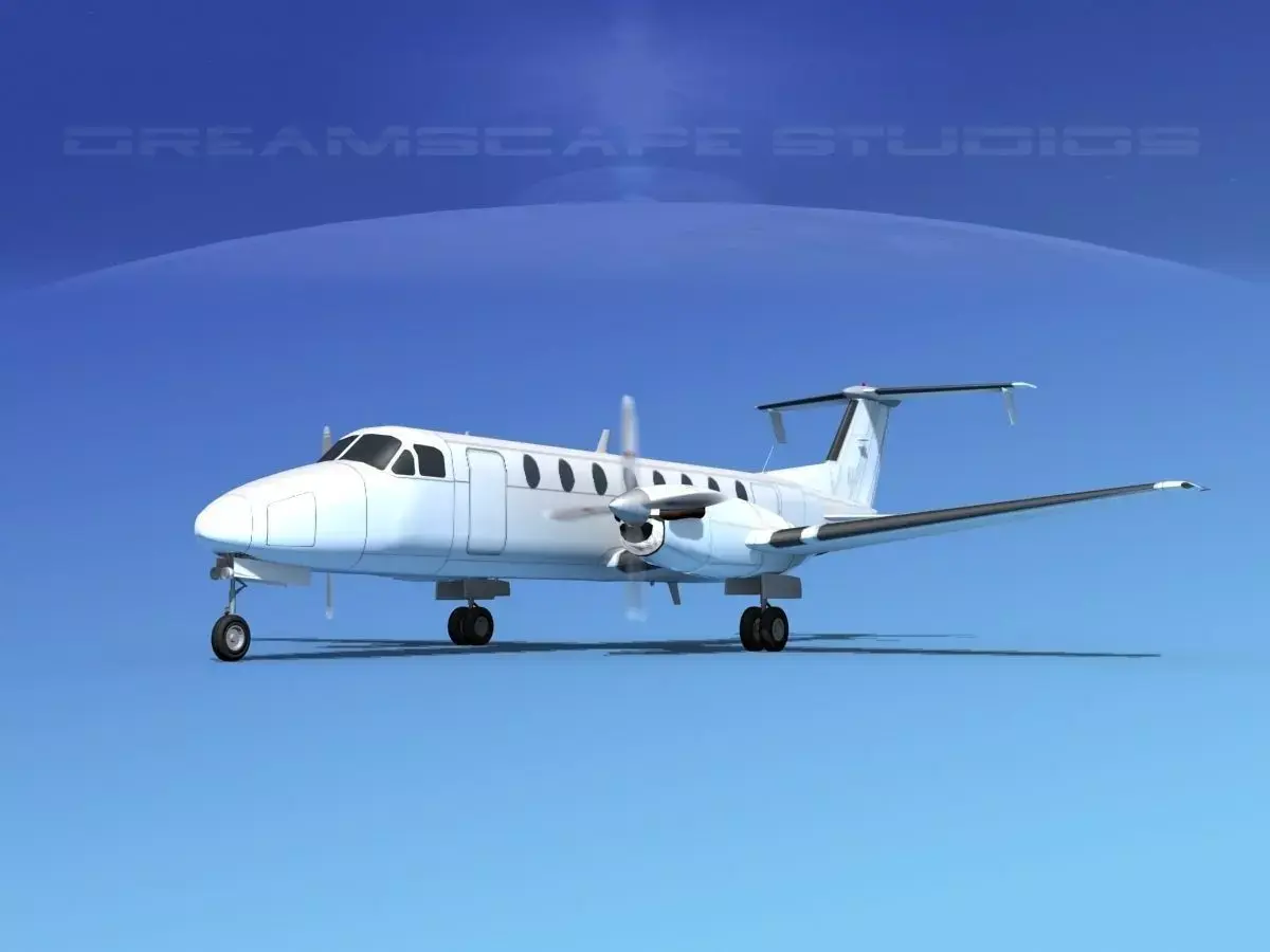 Beechcraft B1900C Unmarked 3D model