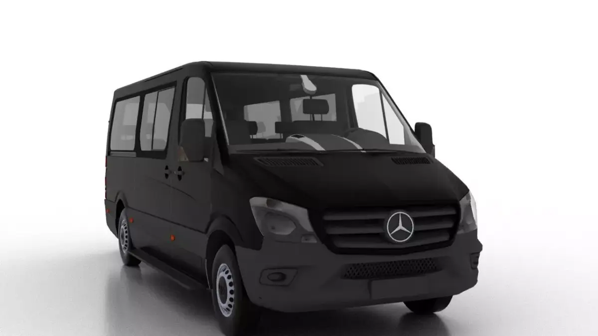 Mercedes Benz Sprinter L2H1 2015 Passenger EU 3D model
