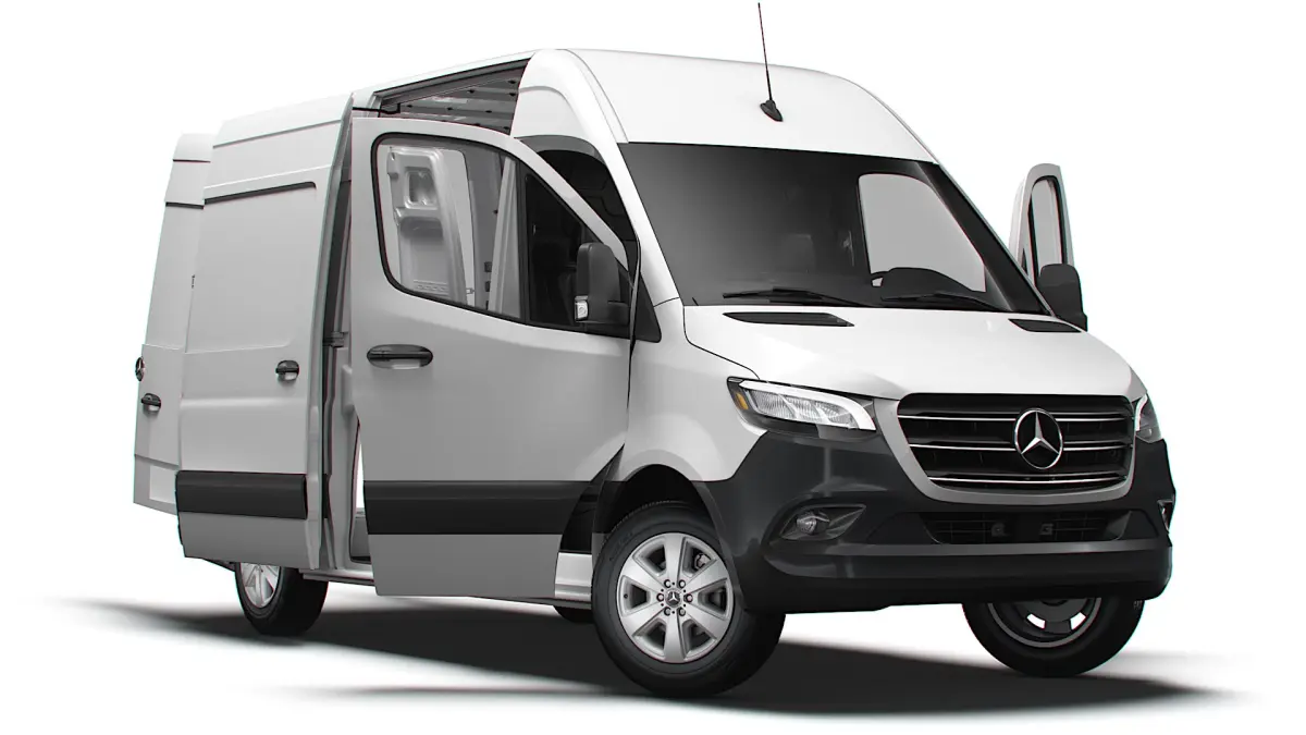 Mercedes Benz Sprinter L2H2 RWD HQ Interior 2025 3D model purchase